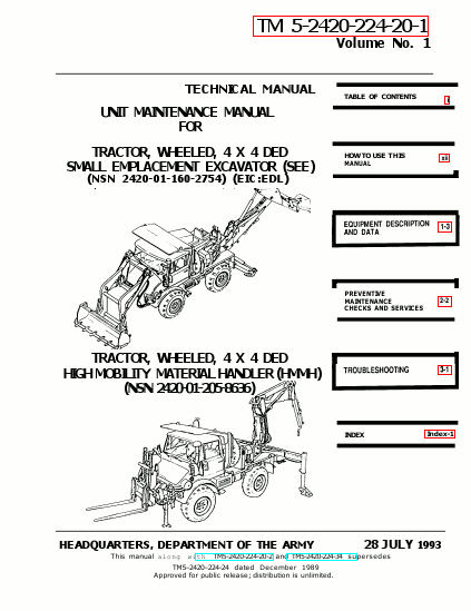 TM 5-2420-224-20-1 Technical Manual